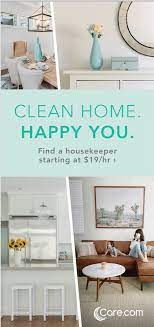 A Clean Home Is Easier Than You Think Let Care Com Do The Hard Work For You Find A Housekeeper Today Home Cleaning Hacks Household Cleaning Tips