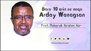 Baro 10 arin ee noqo Arday Wanagsan|▻Prof. Mubarak Ibrahim Aar