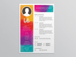 Free Colorful Resume Template For Job Seeker Resume Template Resume Template Free Resume