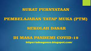 Hal ini bertujuan untuk menguatkan surat pernyataan ini. Contoh Surat Pernyataan Pembelajaran Tatap Muka Ptm Pada Satuan Pendidikan Sobang 2