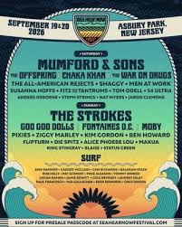 Mumford & Sons, The Strokes will co-headline 2026 Sea.Hear.Now festival