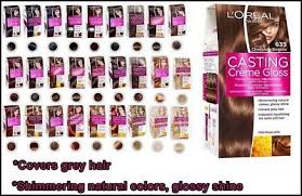 Loreal Paris Casting Cream Gloss Permanent Hair Dye Ammonia