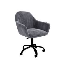 John lewis & partners brooks velvet office chair. Grey Velvet Office Chair Tub Seat Logan Furniture123