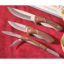 Winchester ammunition manufactures ammo for all shooting activities including hunting, sport, target and personal defense. 3 Pc Winchester Limited Edition Signature Series Knife Set 181281 Collectors Knives At Sportsman S Guide