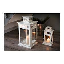Borrby White In Outdoor White Lantern For Block Candle Ikea In 2020 Block Candles Ikea Lanterns Lanterns Decor