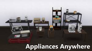 The moveobjects cheat allows you to place objects anywhere without interfering with objects around the . Clutter Anywhere Part One Appliances At Mod The Sims 4 Sims 4 Updates