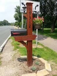 Allow a space at the back of the shelf (at the post) for the mailbox to fit. Free Cedar Mailbox Plans Woodworking Projects Plans Woodprojectsfordogs Mailbox Design Rustic Mailboxes Cool Mailboxes