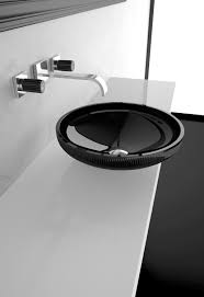 Give your faucet a new look by upgrading and replacing your older existing faucet handles. Double Handle Washbasin Mixer Tap Glamorous Clivia Black Glass Design Srl Wall Mounted Crystal Bathroom
