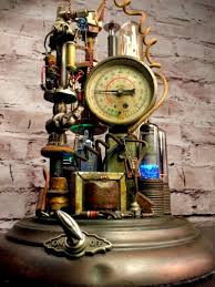Steampunk Lamp Art Sculpture Id Lights Steampunk Lamp Steampunk Decor Steampunk Furniture