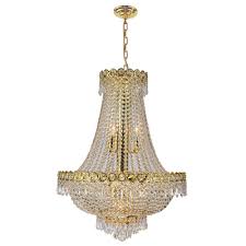 Shop for flush mount chandeliers in flush mount lights. Worldwide Lighting Empire Collection 4 Light Gold Finish And Clear Crystal Flush Mount Ceiling Light 12 D X 6 H Round Small Tools Home Improvement Lighting Ceiling Fans