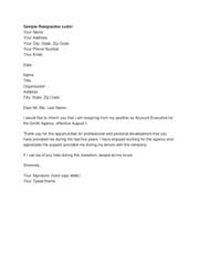 Sample Resignation Letter Sampleresignationletter Yourname Youraddress Yourcity State Zipcode Yourphonenumber Youremail Date Name Title Organization Ad Course Hero