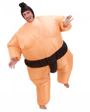 The camera follows her as she enters, offering a generous, fetishistic view of her partially exposed buttocks. Inflatable Sumo Wrestling Costume Beige To Buy Horror Shop Com