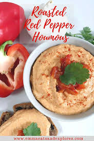 Roasted Red Pepper Houmous Roasted Capsicum Hummus By Emma Eats Explores Grainfree Glutenfree Refined Sugarfree Dairyfree Stuffed Peppers Recipes Food