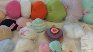 A knitted or crocheted breast prosthesis only costs about $2 to knit. Knitted Knockers For Breast Cancer Survivors Bbc News