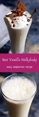 Make The Best Ever Vanilla Milkshake At Home In 5 Minutes With This Recipe Rated As One Milkshake Recipes Vanilla Milkshake Recipe Breakfast Smoothie Recipes