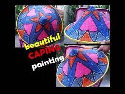 Kebanyakkan caping mempunyai ukiran dan lukisan bermotifkan flora seperti motif bunga matahari, tompok manggis dan sebagainya lagi. Lukisan Hiasan Cantik Pd Caping Beautiful Caping Hasilnya Uwow Simak Sampai Selesai Youtube