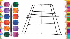 Top qualität zum besten preis. Wie Man Einen Tennisplatz Zeichnet Come Disegnare Campo Da Tennis Comment Dessiner Un Court Youtube