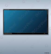 .tv wand, hintergrund wand, regal, schlafzimmer wand, dekorative regal, wand. Tft Tv Hangt An Der Wand Hintergrund Stock Vektorgrafi Crushpixel