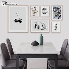 Berry Pear Fruit Food Drink Poster Minimalist Kitchen Wall Art Print Simple Canvas Painting Modern Picture Dining Room Decor In 2020 Dining Room Art Dining Room Walls Kitchen Wall Art