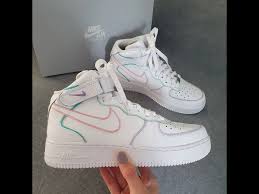 Nike Air Force Mid Icecream Light Size 5 8 Us By Sneakuniq In 2020 Pretty Sneakers Nike Shoes Air Force Nike Shoes Women