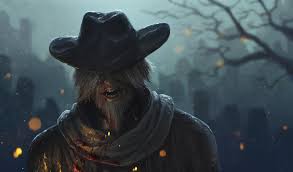 Artstation Father Gascoigne Yuki Sato You'll encounter him at the end of the central yharnam area after crossing the boulder bridge above the pig. artstation father gascoigne yuki sato