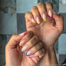 Esses dias a cantora kelis apareceu com uma francesinha invertida e colorida! Unhas Francesinhas Coloridas Fotos E Modelos