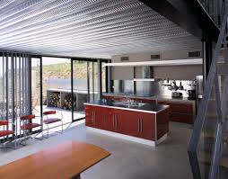 Can a kitchen island be made of corrugated steel? Corrugated Metal Kitchen Ideas Photos Houzz