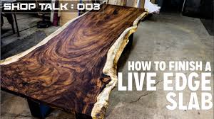 Wood slab, behind the sofa table, natural edge buffet table, bar top, counter top, long shelf, rustic table, rustic counter, rustic bar, live edge sofa table, 4.3 out of 5 stars 10 $239.95 $ 239. How To Finish A Live Edge Slab Tips Tricks Youtube