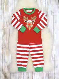 Christmas Reindeer Pajamas For Boys Girls Marie Nicole Clothing