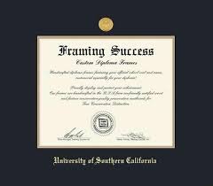 Custom Diploma Frames Amp Certificate Frames Framing Success Usc Dip Md X2f Jd X2f Pharmd X2f Dds With Medalli Diploma Frame Certificate Frames Custom