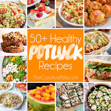 Check out these easy potluck ideas for delicious recipes that your friends will love! 50 Light Healthy Potluck Recipes
