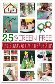 When my kids are looking for a craft, i usually give them a few coloured popsicle. 25 Screen Free Christmas Activities For Kids No Time For Flash Cards