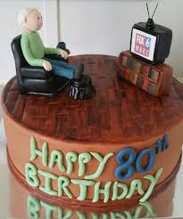 Birthday party for senior man. 80th Birthday Cake Fox 6 Fan Recliner Chair Old Man Grandpa Birthday Cake Dad Birthday Cakes 90th Birthday Cakes