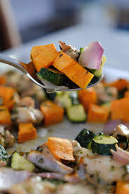 Touch device users, explore by touch or with swipe gestures. Baked Chicken Sweet Potatoes And Zucchini