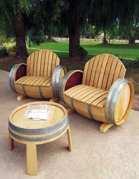 Wine Barrels Chairs Repurposed Wine Barrel Diy Project Grassl Wine Glassware On Www Cjfselections Wine Barrel Chairs Wine Barrel Furniture Barrel Furniture