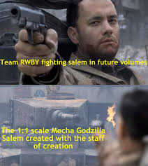 Leonardo: *(to Qrow's crew, his back to the balcony*) Fine! Pretend there's  nothing wrong! La-di-da-di-da, everything's wonderful! I'd just like to  know how it can get any worse!? *(behind Leo,