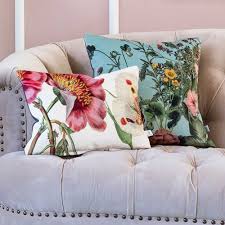 Botanica Maximus White Floral Velvet Cushion In 2020 Bedroom Cushions Luxury Cushions Floral Bedroom