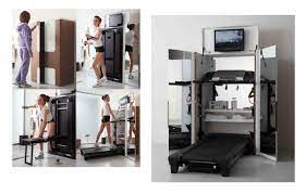 How To Hide Exercise Equipment In Living Room With Hiding Treadmill In Living Room Thecreativescientist Home Wood Room Home Decor