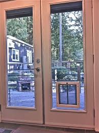 Would Like To Add Doggy Door Like This For Jack Glass Doors Patio Sliding Glass Dog Door Patio Dog Door