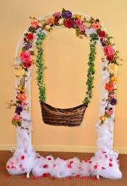 Maya S Cradle Ceremony I Got Everything From Hobbylobby Simple And Elegant Is What I Wanted Naming Ceremony Decoration Cradle Ceremony Cradle Decoration