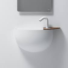 Falper Lavamani Lavabo Tipo Cuenco En Ceramilux Lavabos Adornos Para Pared Cuenco