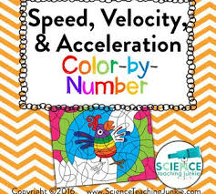 This Product Is A Color By Number Activity That Allows Students To Answer Various Questions Related Speed Velocity Acceleration Calculating Speed Acceleration