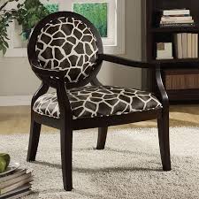 Classic yet contemporary accent chair. Animal Print Accent Chair Giraffe Coaster Furniture Furniture Cart