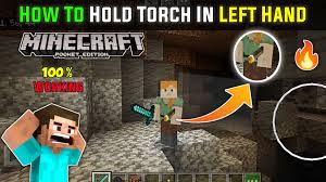 Download all versions mcpe mods for mcpe maps for mcpe textures for mcpe glow squid he is under water animal. How To Hold Torch In Left Hand Off Hand Minecraft Pe 1 17 Smart Torch Mod Pack 2021