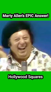 Marty Allen, best known for his appearances