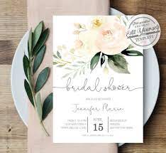 Bridal Shower Invitation Greenery Bridal Shower Invite Editable Invi Bridal Invitations Garden Bridal Shower Invitations Bridal Shower Invitations Printable