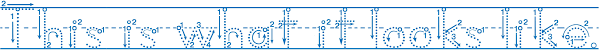 Alphabet Tracing Font For Kids Free Alphabet Font Sample
