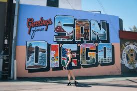 Greeting From San Diego Sign 4225 30th St San Diego Ca 92104 B T El Cajon Blvd Howard Ave North Park North Park San Diego Diego Mural