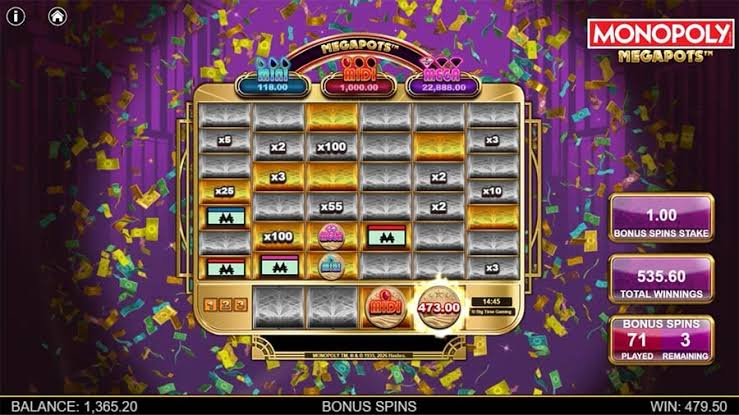 Monopoly Megapots (Big Time Gaming) Slot Review & Demo