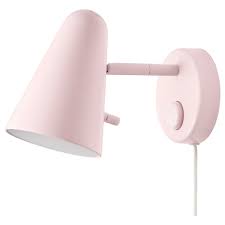 Fubbla Led Vegglampe Lys Rosa Ikea Vegglampe Lyspaerer Lys